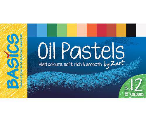 Zart Basics Large Oil Pastels 12s