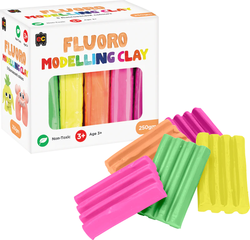 Modelling Clay 5 Pack - Fluoro