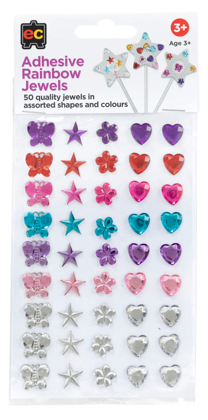 Adhesive Rainbow Jewels