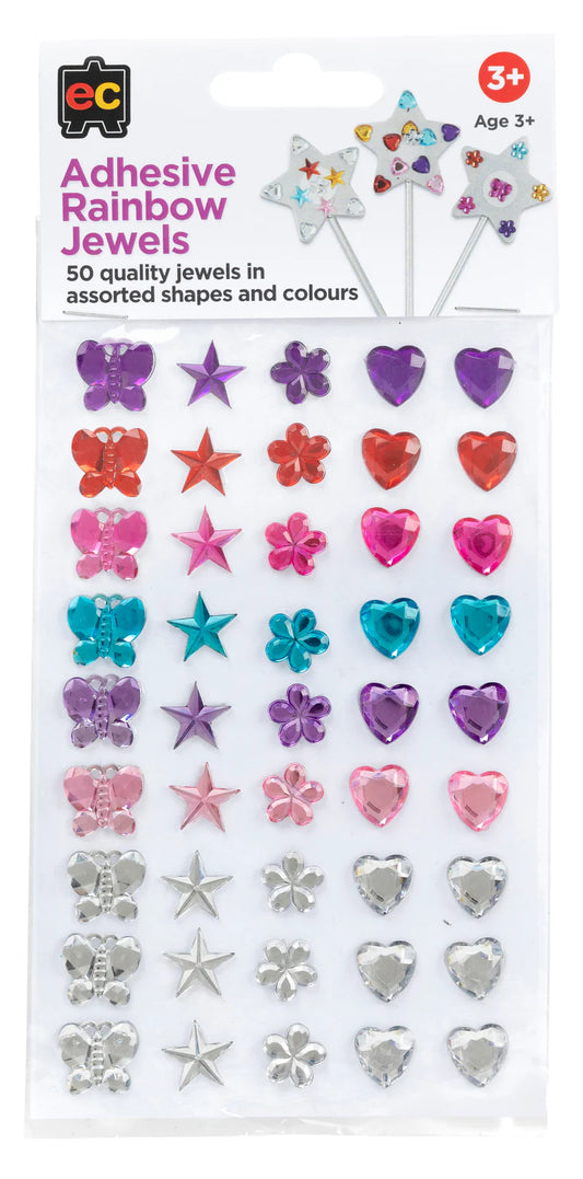 Adhesive Rainbow Jewels