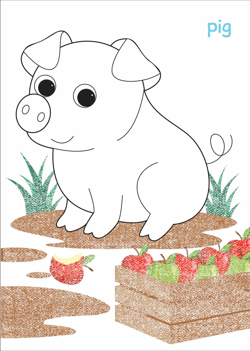 My First Colouring Book - Farm Animals