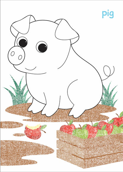 My First Colouring Book - Farm Animals