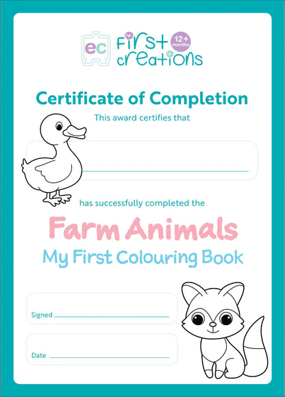 My First Colouring Book - Farm Animals