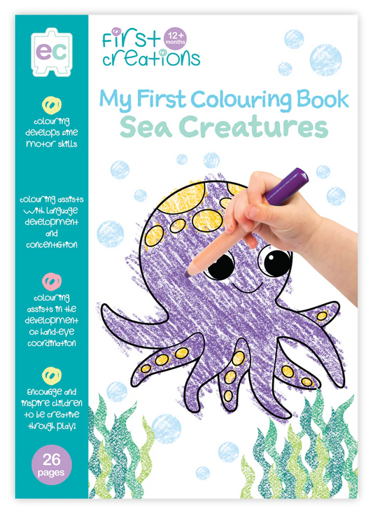 My First Colouring Book - Sea Creatures