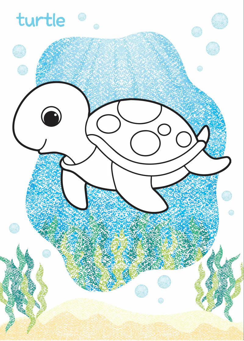 My First Colouring Book - Sea Creatures