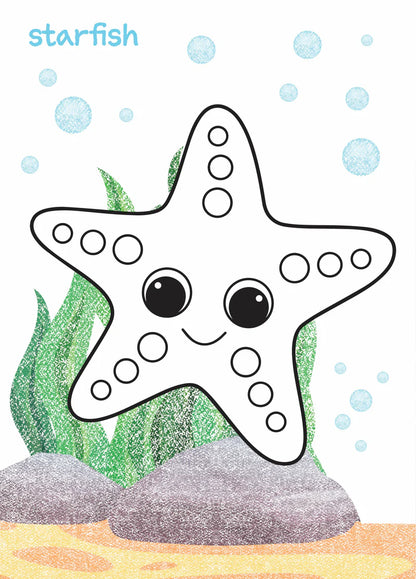 My First Colouring Book - Sea Creatures