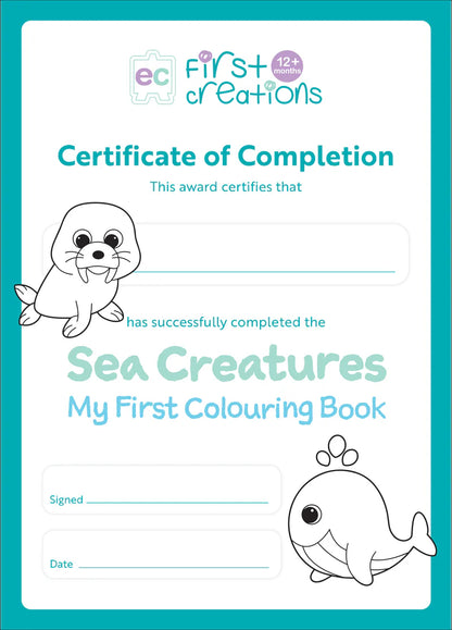 My First Colouring Book - Sea Creatures