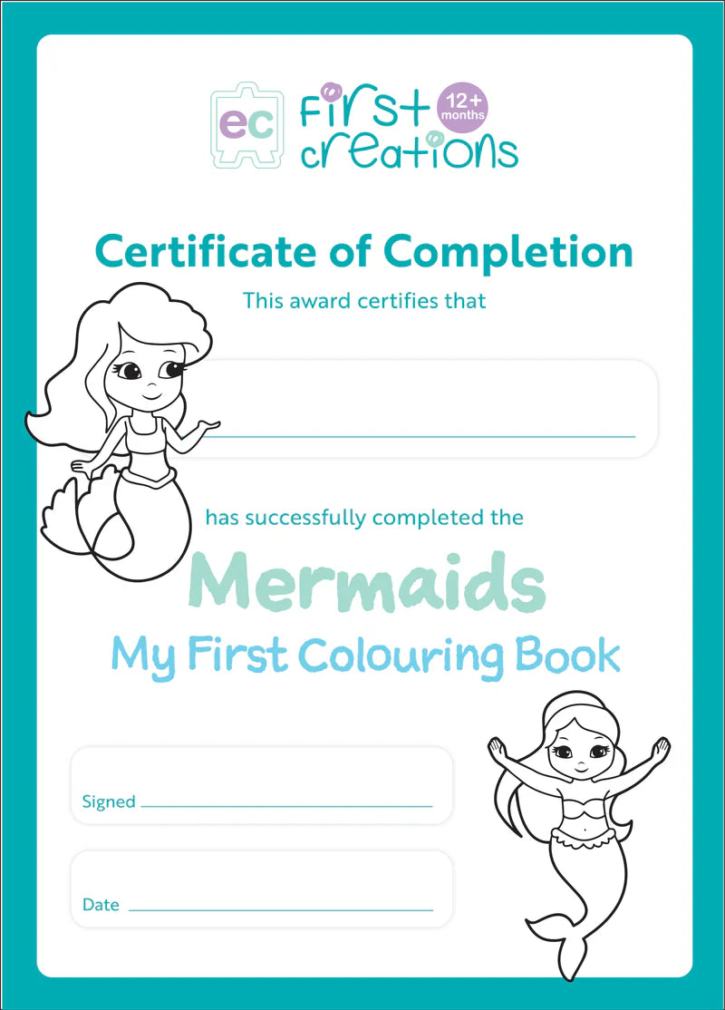 My First Colouring Book - Mermaids