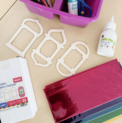 Wooden Lantern| 24 Pack