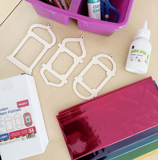 Wooden Lantern| 24 Pack