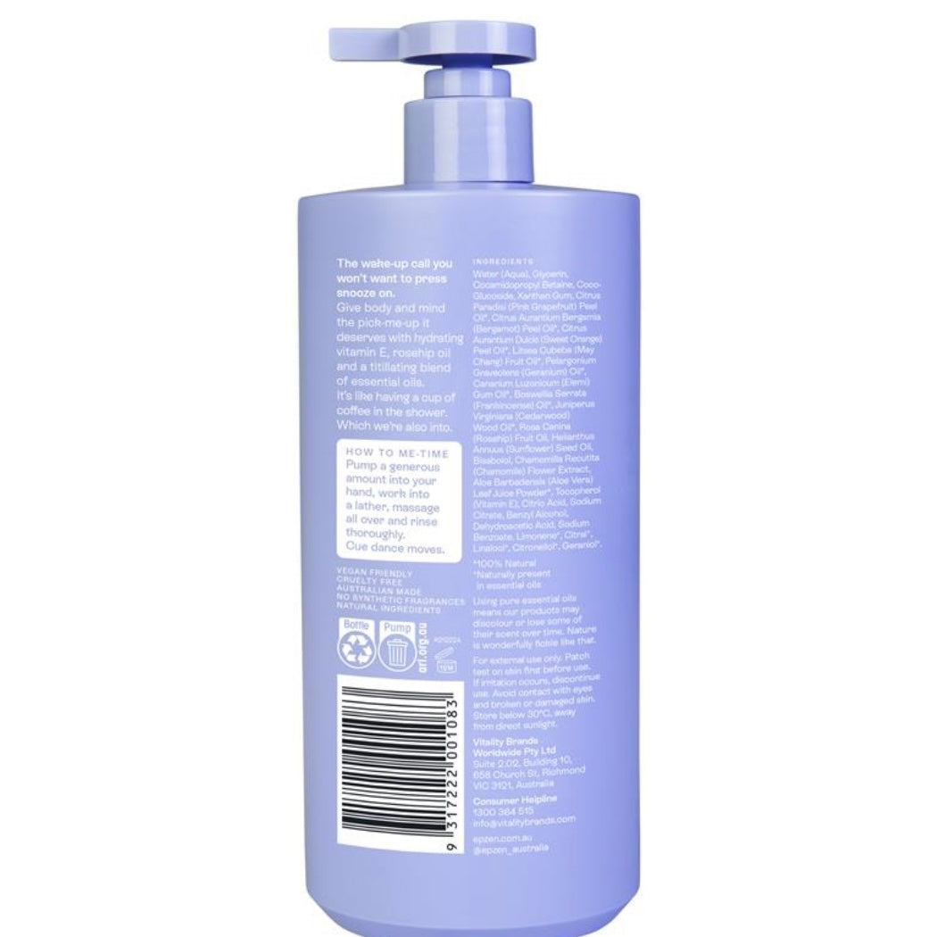 Epzen Awaken Cleanse Hydrating Body Wash | 750mL