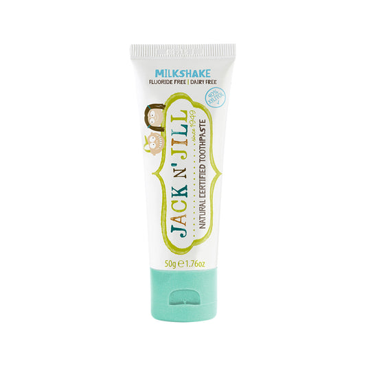 Jack N' Jill Natural Toothpaste with Calendula (Fluoride Free) Milkshake 50g