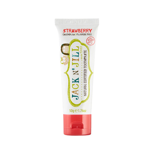 Jack N' Jill Natural Toothpaste with Calendula (Fluoride Free) Strawberry 50g