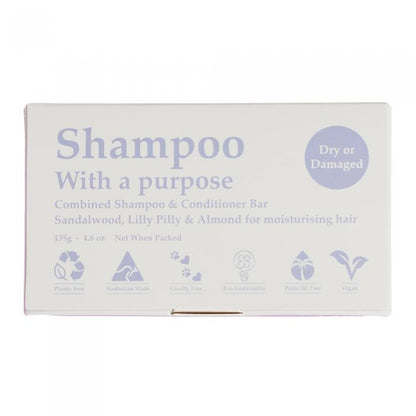 Dry Or Damaged Shampoo/Conditioner Bar