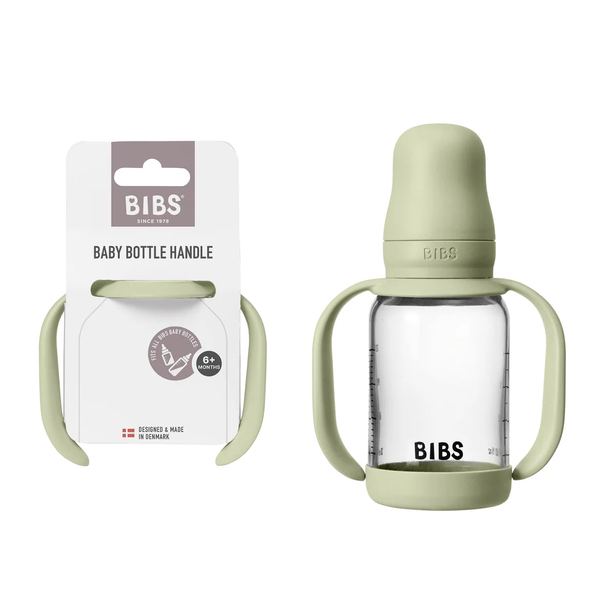 Baby Bottle Handle - Sage