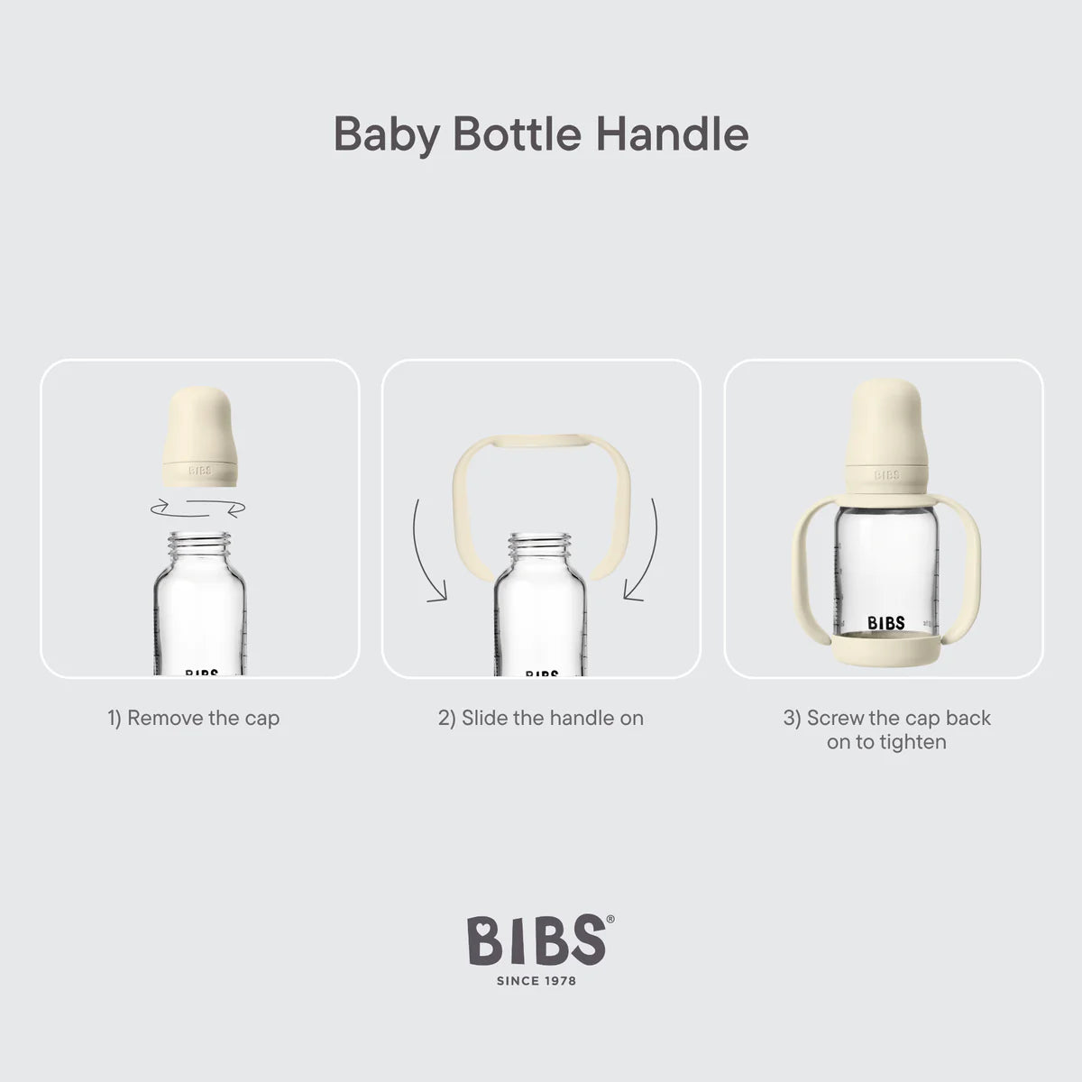 Baby Bottle Handle -Ivory