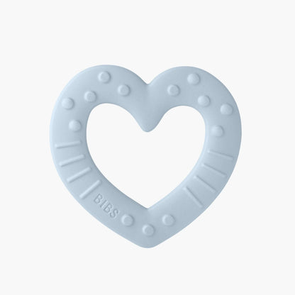 BIBS Teether Heart - Baby Blue