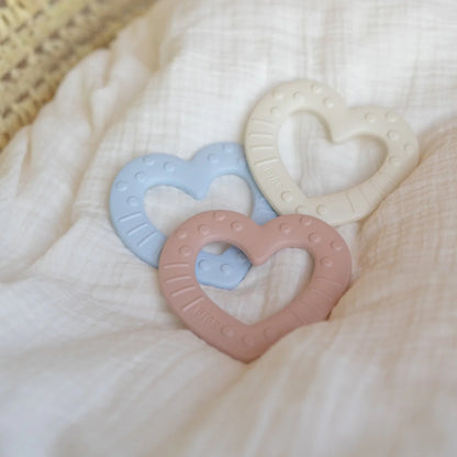 BIBS Teether Heart - Ivory