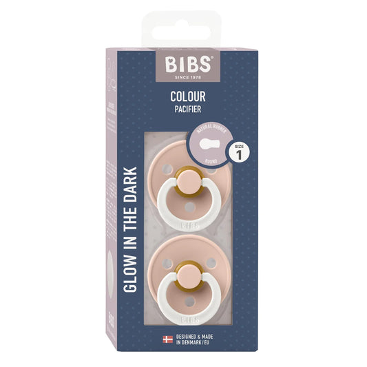 BIBS Colour Round S1 GLOW - Blush