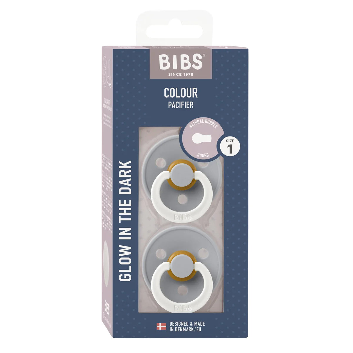 BIBS Colour Round S1 GLOW - Cloud