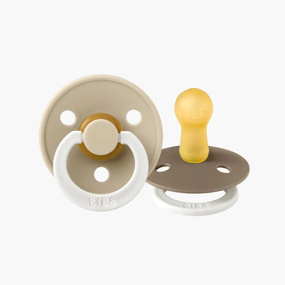 BIBS Colour Round S2 GLOW - Vanilla/Dark Oak