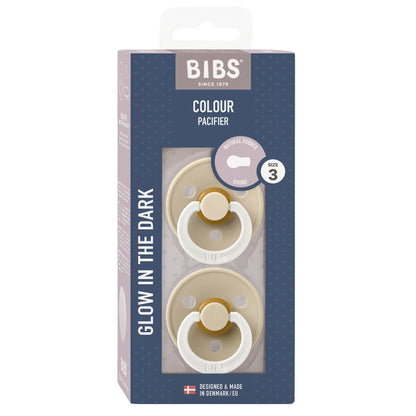 BIBS Colour Round S3 GLOW - Vanilla