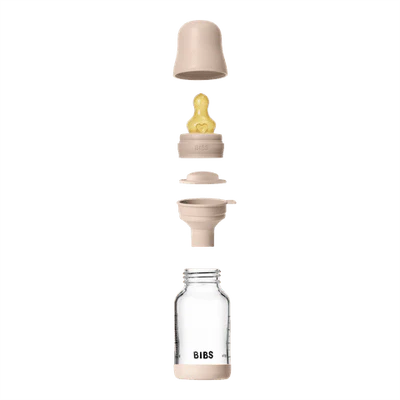 Glass Baby Bottle 120ml  - Blush