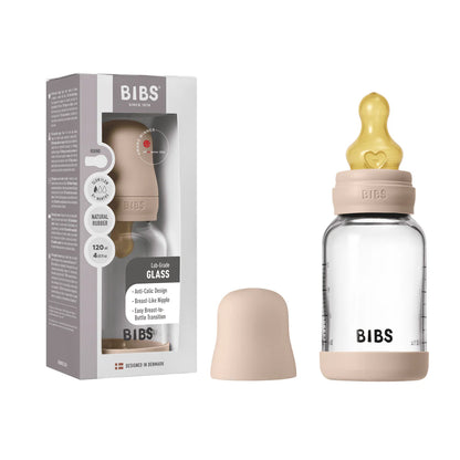 Glass Baby Bottle 120ml  - Blush