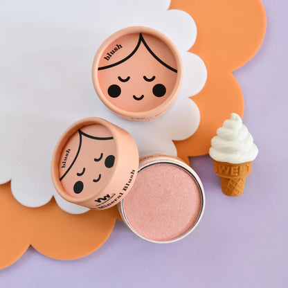 Peach Pressed Eco Blush Powder for Kids