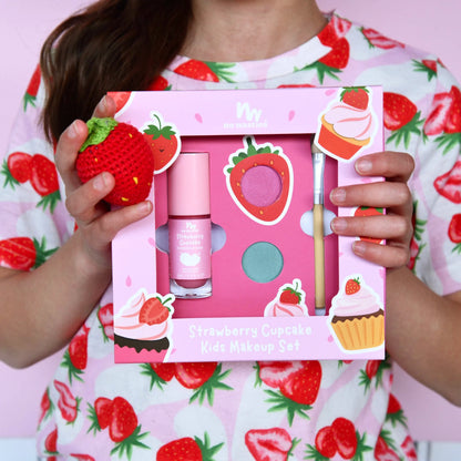 Natural Makeup Gift Set - Strawberry Cupcake