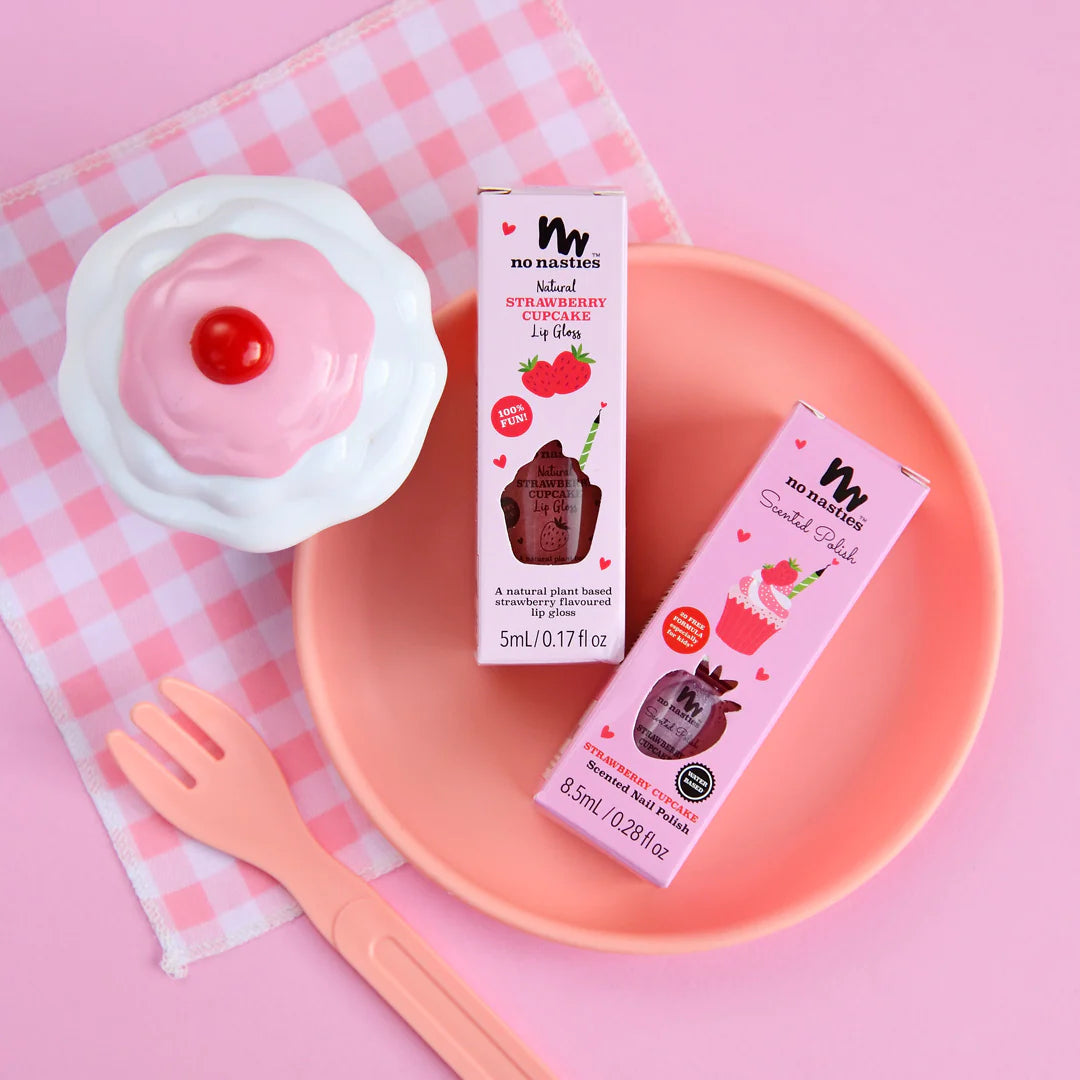 Natural Lip Gloss Strawberry Cupcake