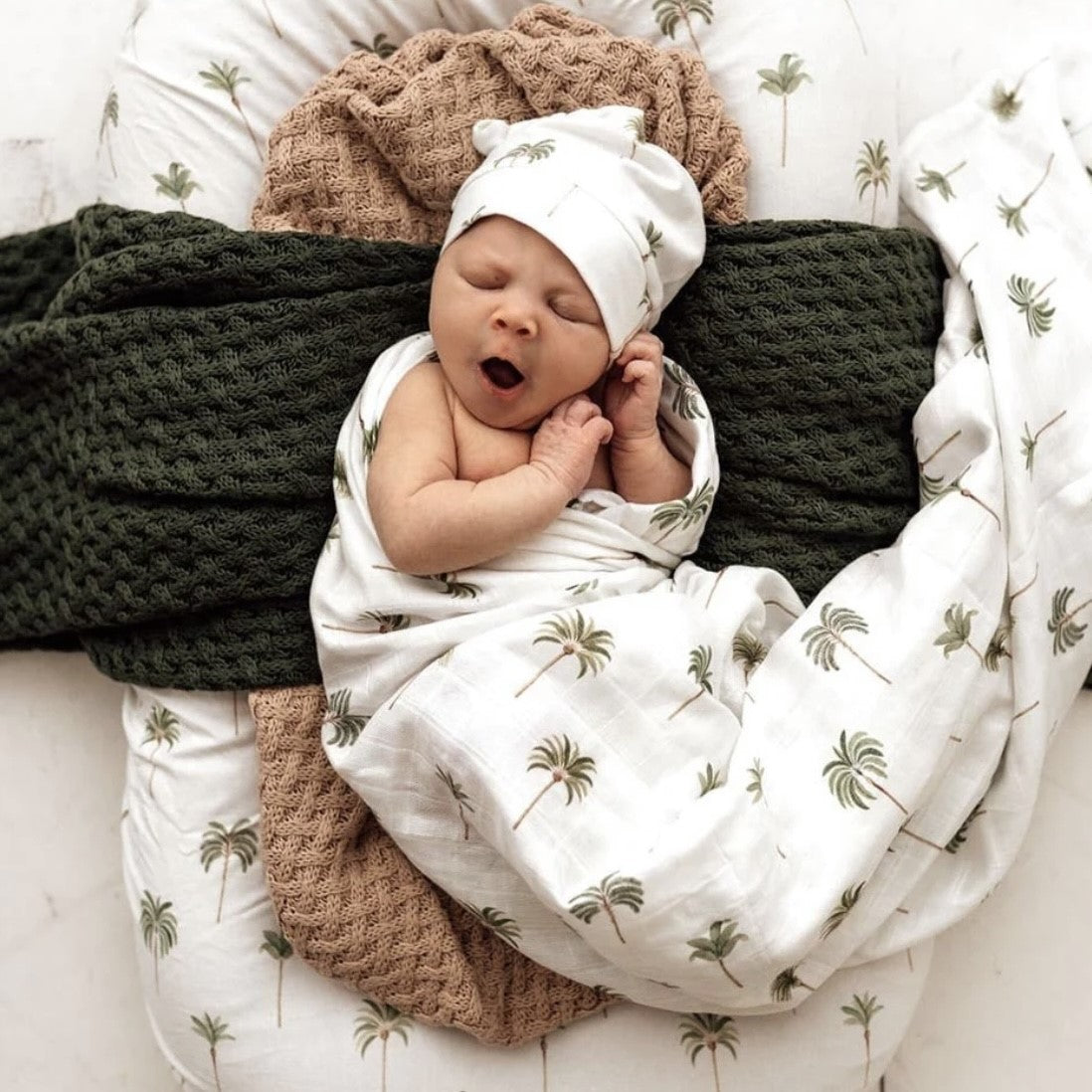 Green Palm Organic Muslin Wrap