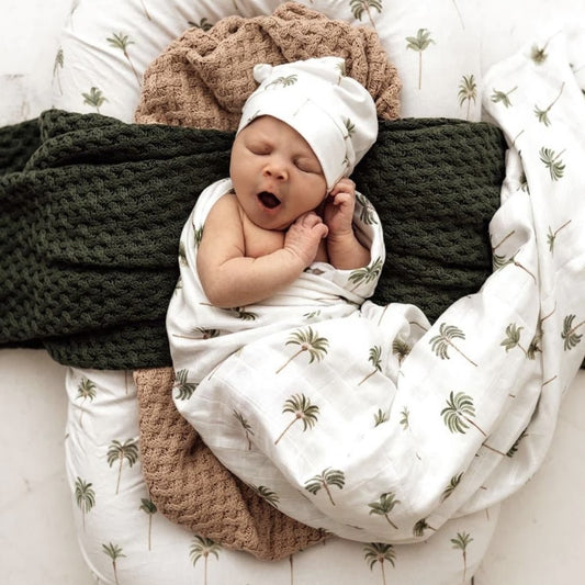 Green Palm Organic Muslin Wrap