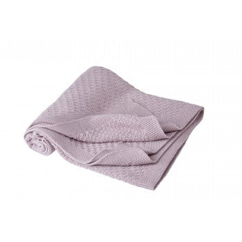 Kikadu Organic Fawn Pale Rose Blanket