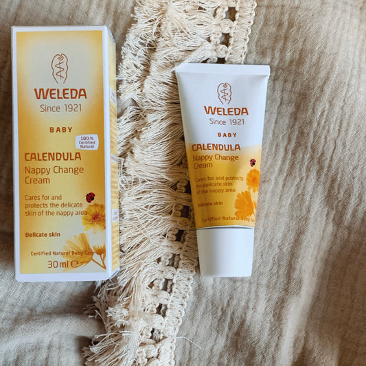 30ml Weleda Calendula Nappy Rash Cream. Cares and Protects the delicate skin of the nappy area