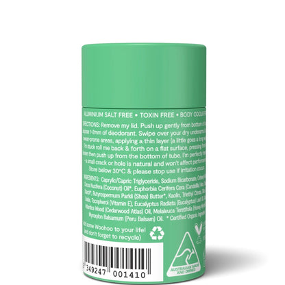 Woohoo Natural Deodorant & Anti-Chafe Stick (Wild) 60g