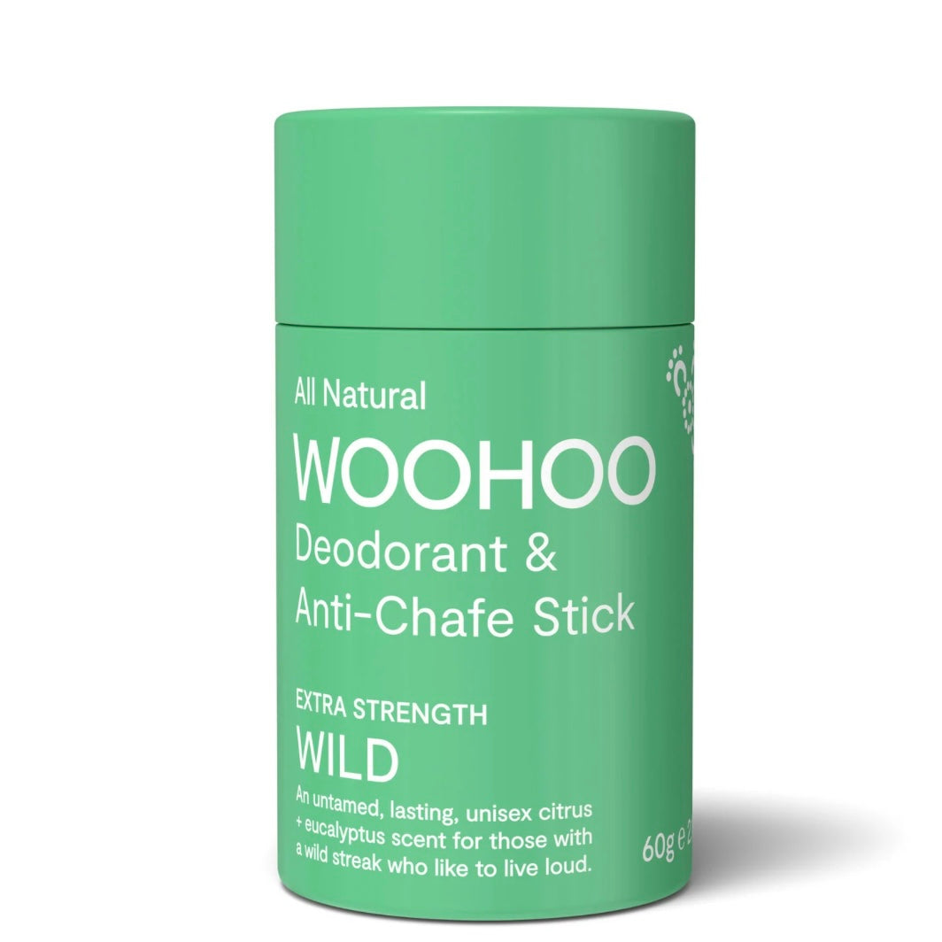 Woohoo Natural Deodorant & Anti-Chafe Stick (Wild) 60g
