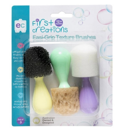 Easi-Grip Texture Brushes Set of 3