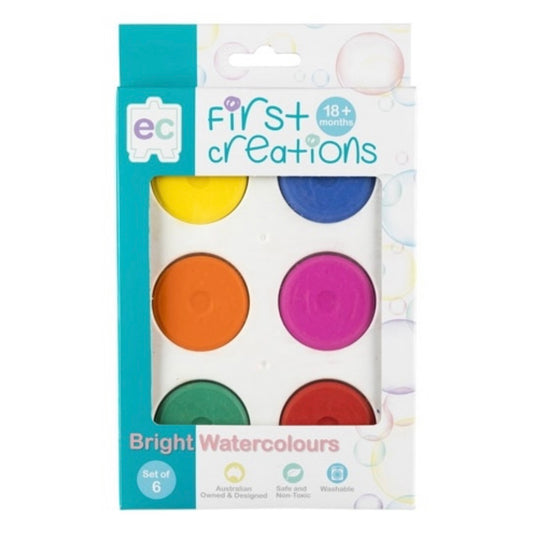 Bright Watercolour set of 6