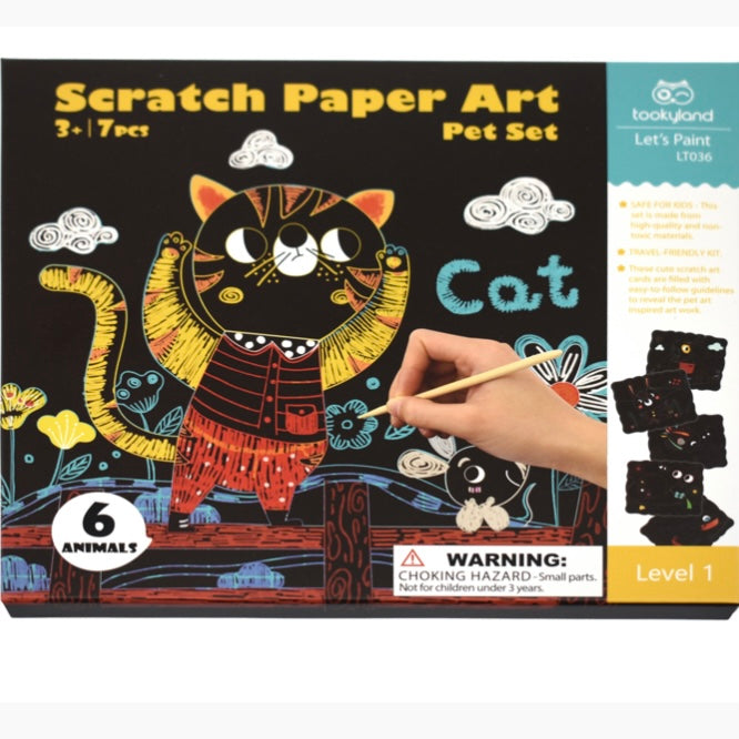 Scratch Paper Art - Pet Set