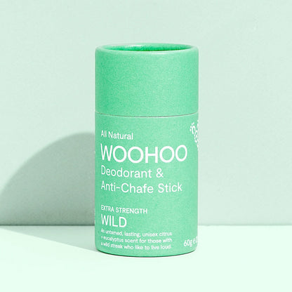 Woohoo Natural Deodorant & Anti-Chafe Stick (Wild) 60g